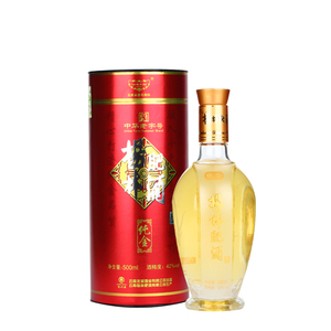 云南杨林肥酒纯金500ml盒装酒特产酒 42度金色酒 过节送礼酒