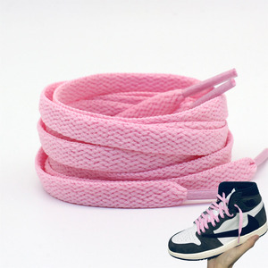 适配aj1倒钩反钩粉色浅粉红色鞋带男女原装品质高帮低帮160 180cm