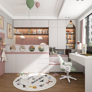 榻榻米床衣柜桌一体设计踏踏米儿童房间全屋定制家具217人付款2000