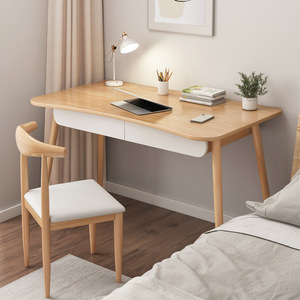 电脑桌家用卧室简约小型床边桌桌子椅子一套套装小户型学习桌书桌
