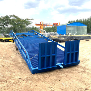 钢格网登车桥加重款集装箱装货平台斜坡式装车神器货柜车电动平板