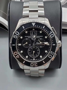 二手99新泰格豪雅 tag heuer竞潜石英男表,黑水鬼300米防水正品