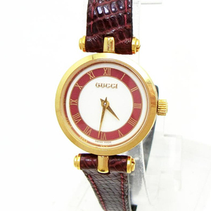 正品二手古奇gucci手表女表手表古驰镀金石英表女表