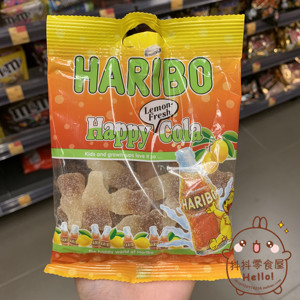 香港代购 德国HARIBO哈瑞宝 超酸柠檬可乐味软糖 袋装 零食100g