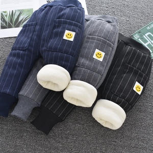 小童棉花棉裤加绒裤子女童小脚棉柔软两岁簸箕儿童外穿罩裤超厚潮