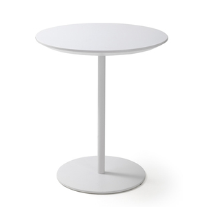 时尚创意白色烤漆圆茶几现代简约办公休闲区茶几展会洽谈桌