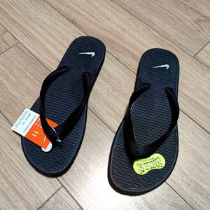 nike耐克 男子运动休闲轻便凉拖人字拖沙滩凉拖鞋 488160-011-090