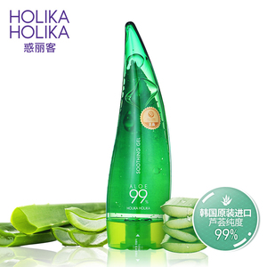 韩国惑丽客holika芦荟胶99%天然芦荟啫喱-清爽版修护补水保湿面霜