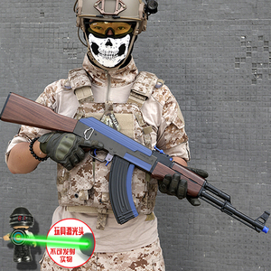 仁祥ak47五代经典实木金属玩具任翔102顶配74u男孩儿童玩具软弹枪