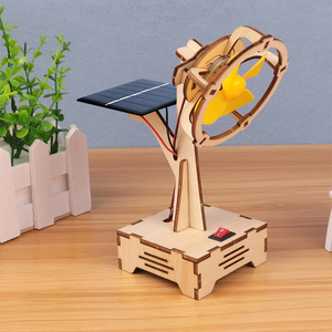 科技创新作品 太阳能风扇diy科普手工材料小学生物理科学实验玩具