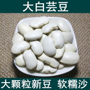 大白芸豆500g新货新鲜干货 豆类炖汤煲汤豆子 云南五谷杂粮白云豆