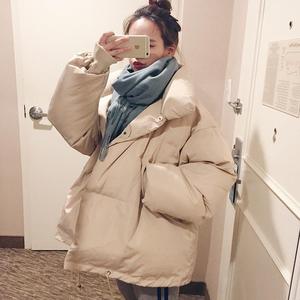 2019年冬季新款棉袄女装韩版ins面包羽绒棉服学生短款棉衣外套潮