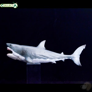70风和日丽企业淘宝模型仿真巨齿鲨玩具海洋鲨鱼动物白鲨大生物儿童