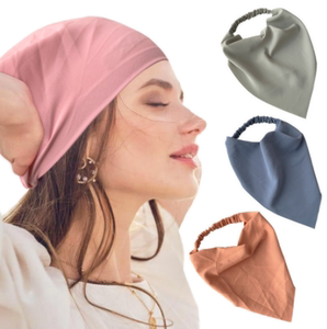 包头农村松紧三角巾发带头饰发带女士防油烟厨房三角式头巾2人付款14