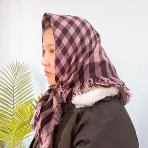 头巾老人女奶奶四方围巾正方形农村妇女丝巾老太太老式方巾包头