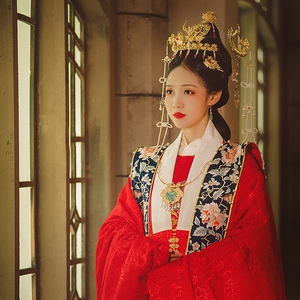 【锦瑟衣庄】  明制婚服 长宁 汉服女 长袄 大衫 马面 鞠衣 现货