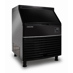 hecmac海克一体方冰制冰机127kg酒吧咖啡奶茶吧台风冷商用不锈钢