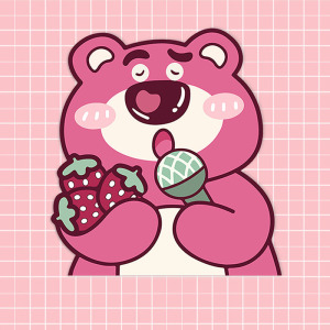 玩具总动员卡通贴画草莓熊可爱摩托电动车身装饰贴遮盖划痕遮挡贴