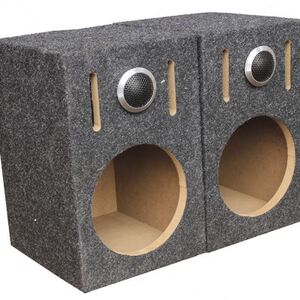 000人付款淘宝汽车音响箱体6寸65寸喇叭空箱体木箱低音箱体试音箱改装