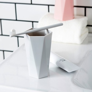 彩色复古牙刷缸洁具漱口杯刷牙杯简约一个男女大学生情侣