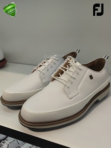原装正品 Footjoy 54394 新款男士高尔夫球鞋皮鞋 经典防水真皮
