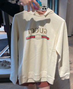 欧洲童装代购24春夏 gucci 男童女童经典logo连帽卫衣_阿里巴巴找货