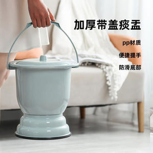 尿桶老年人女人上厕所神器男孩年痰盂农村孕妇房间起夜壶带盖儿童