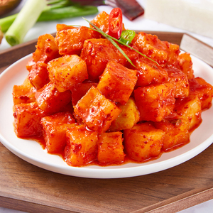 韩国泡菜白萝卜块咸菜韩式萝卜泡菜延边手工正宗腌制酸甜辣萝卜块
