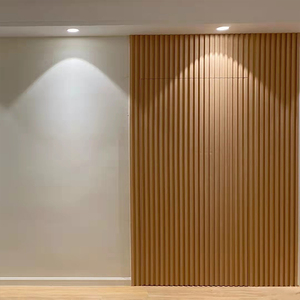 烤漆实木格栅板背景墙客厅护墙板装饰板长城板隔栅板榉木定制木条