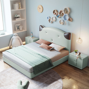 儿童床男孩热销榜一米二实木拼接大床全实木单人床男童1.2米家用