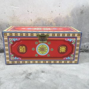 祭祀用品【纸扎百宝箱】小号元宝箱子 殡葬用品 半成品批 发