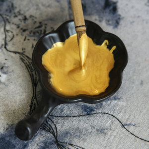 金墨汁抄经金色墨水毛笔书法初学者文房四宝pentel进口金粉30ml