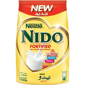 迪拜直邮nestle nido 雀巢营养强化全脂奶粉 1750克(袋装)