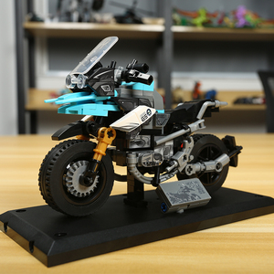 乐高摩托车系列模型小型积木拼装玩具川崎机车哈雷越野男孩子礼物