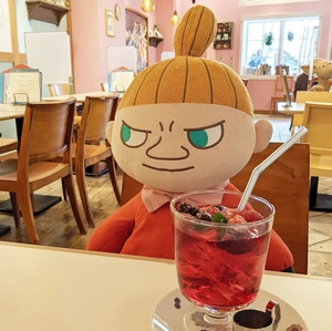 【包邮】日单超大号moomin亚美小不点啊美公仔生日礼物高度65厘米