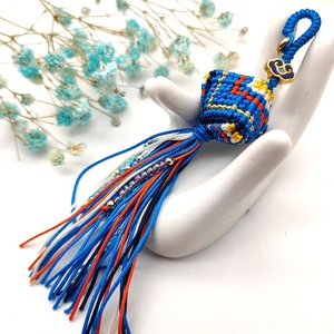 制品送男朋友手工制品吊坠diy材料包钩针毛线编织钥匙扣挂件2人付款