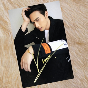 张彬彬 亲笔签名照片 满5送1 7寸 张彬彬签名照 签名海报 摆台