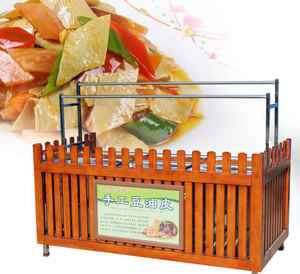 现做豆油皮机器 商用饭店四/六盒豆皮机电燃气油豆皮机手工油皮机