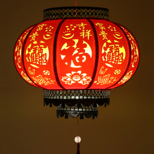 灯笼挂饰新年发光