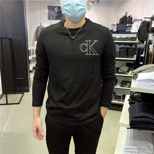ck长袖t恤男