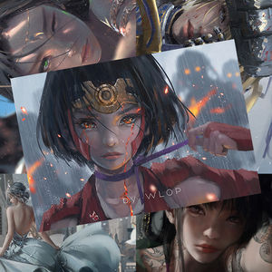 鬼刀海报风铃公主动漫周边画集宿舍壁纸墙纸