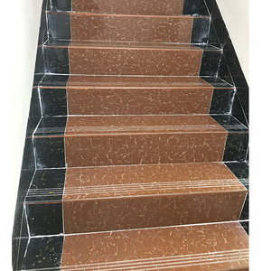 分体楼梯砖 枣红布拉配黑布拉台阶板砖别墅自建房室内防滑踏步砖
