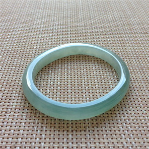 已结缘 晴儿翡翠52圈口细糯种湖绿贵妃翡翠玉手镯老坑缅甸天然a货