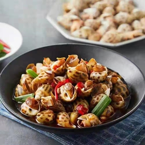 500g麻辣花螺凉拌菜火锅饭店半成品食材配菜夜宵凉菜商用