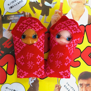 日本  文化屋 地区限定 kewpie 沙拉酱 伊势 丘比娃娃 公仔摆件