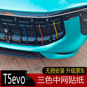 适用于22款东风风行t5evo中网满天星贴纸改装专用冰膜贴外观改装