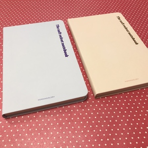 韩国morningglory a6天鹅绒封面精装7毫米横线笔记本100张手帐本