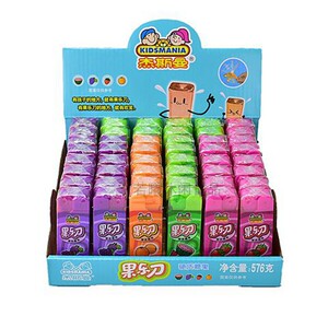 杰斯曼果乐刀糖果48支1盒包邮儿童怀旧趣味玩具糖果