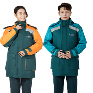 邮政新款冬季工作服外勤防寒服邮局投递员棉服可拆卸加厚保暖制服