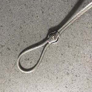 绳用锁扣旗杆钢丝绳专用锁扣旗杆项链佛珠专用固定扣钢丝绳连接扣